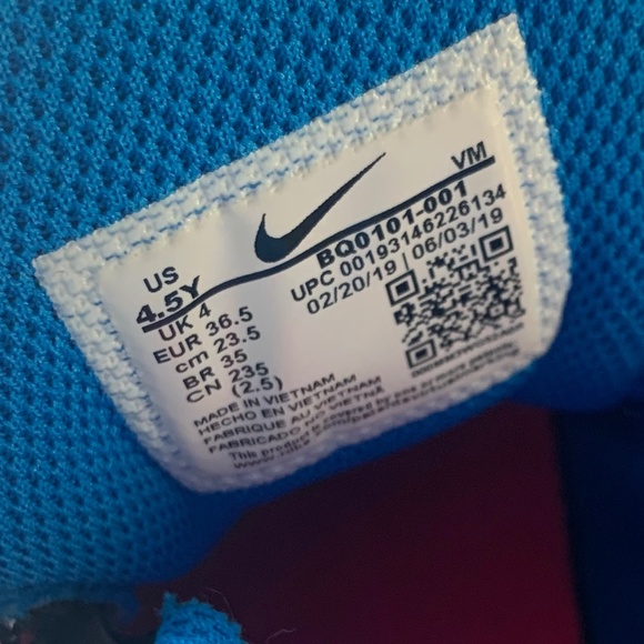 Nike AIR270 React Pink 4.5 Y (Big Kid)  or  EURO 36.6  Women's 6 - Picture 8 of 8